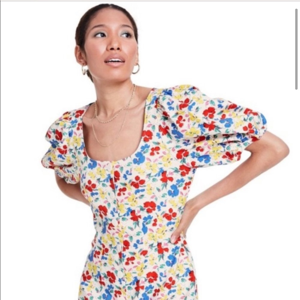 Rixo x Target Floral Mini Dress (button down)